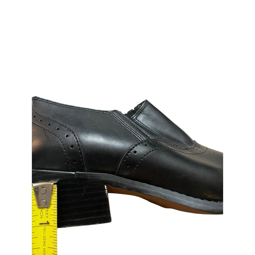 Dingo Women's Size 10M Black Leather Western Ankle Boots Loafers Slip On - Picture 9 of 10